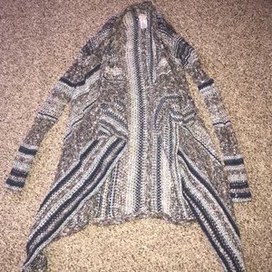 Blue and grey cardigan